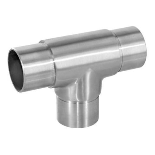 RACCORD EN T - 3 DÉPARTS POUR TUBE 42,4 X 2 MM DE DIAMÈTRE - INOX 304 DESIGN PRODUCTION