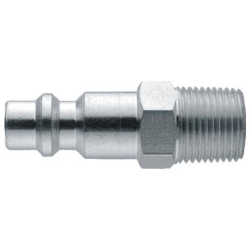 RACCORD MALE FILETE 1/4 BSPT ACIER 8MM