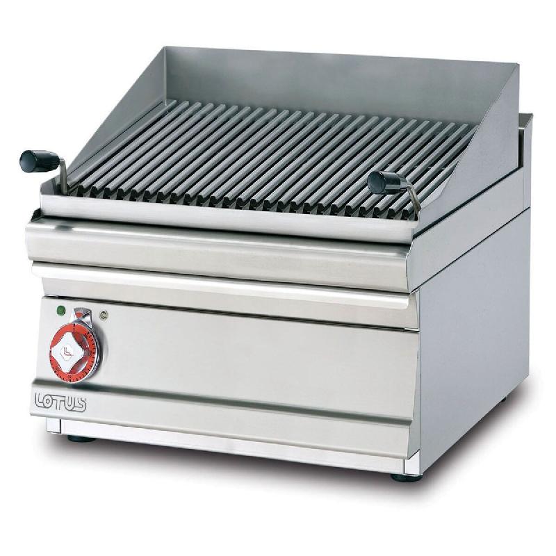 Redcook Gril électrique triphasé de table. Grille en acier inoxydable cm 58x42,5 réglable. Dimensions cm 60x60 h28. Modèle CWT-66ET - 2276_0
