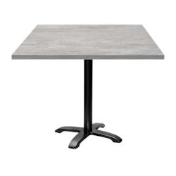 Restootab - Table 90x90cm - modèle Bazila béton naturel - gris TB-BZ4-9090M-BET.NAT_0