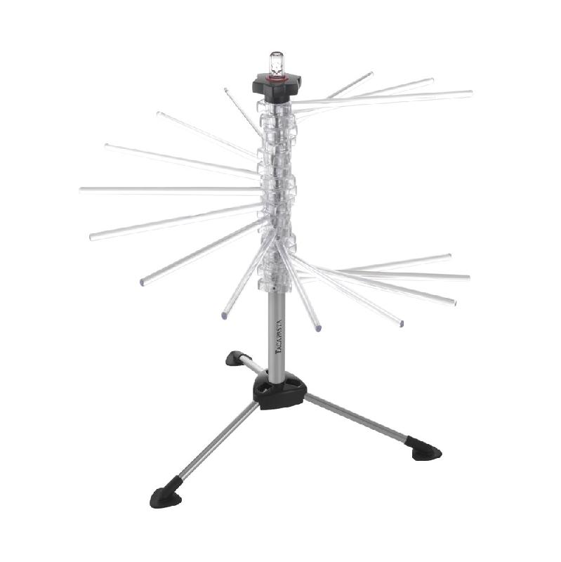 Séchoir à pâtes repliable Marcato - 16 bras - Ref. Pattacap - Capacité 2 kg - Acier chromé et polycarbonate - Fabrication italienne_0