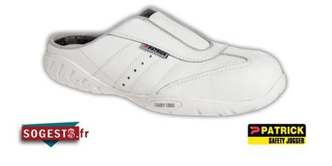 SABOT BLANC SANS SÉCURITÉ  TAILLE 40