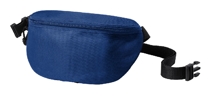 Sac banane zippé - Polyester 600D - Couleur bleu foncé - 88g_0
