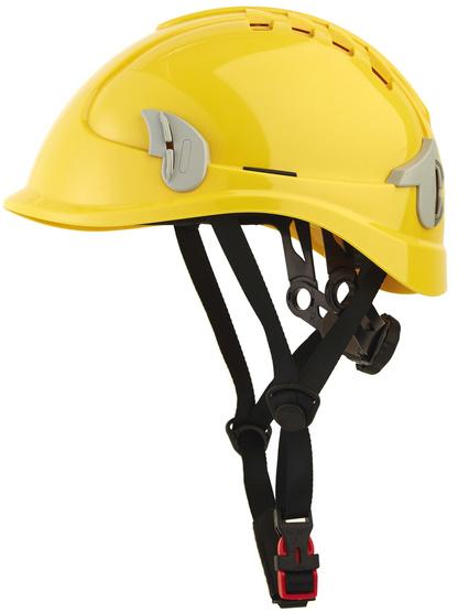 SINGER - Casque de chantier ventilé avec attaches pour lampe frontale et accessoires - Modèle ALPINJ_0
