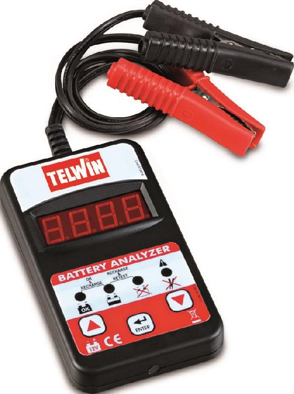 SODISE - Testeur de batterie digital DT400 - 12V - Charge et démarrage batteries WET, GEL, AGM, PbCa - Réf. 04035_0