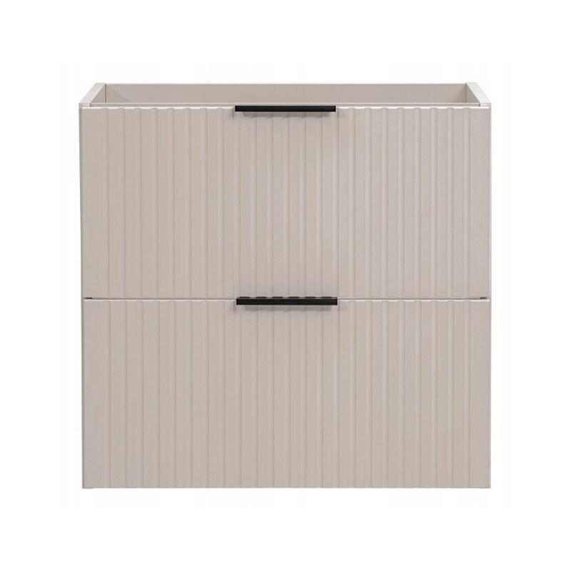 STELLAMEUBLES Meuble sous-vasque ADEL Cachemire – 60 cm – 2 tiroirs - 5907611665848_0