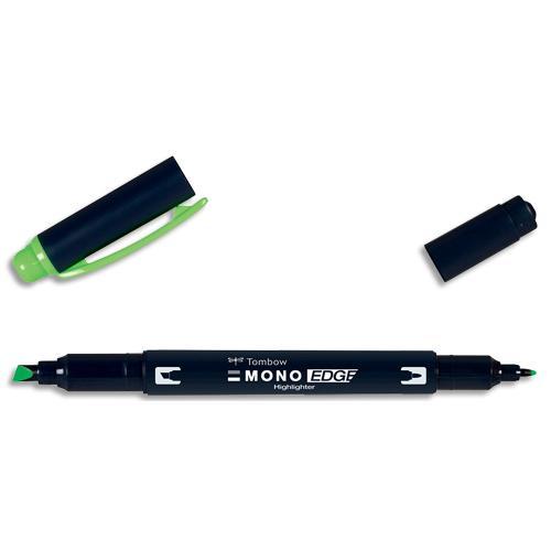 SURLIGNEUR TOMBOW MONOEDGE 2 POINTES FINE/BISEAUTEE - SECHAGE RAPIDE - COLORIS VERT