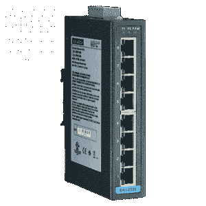 Switch industriel 8 ports Ethernet 10/100 Mbps - boîtier métallique IP30 - alimentation redondante - Référence: EKI-2528-BE_0