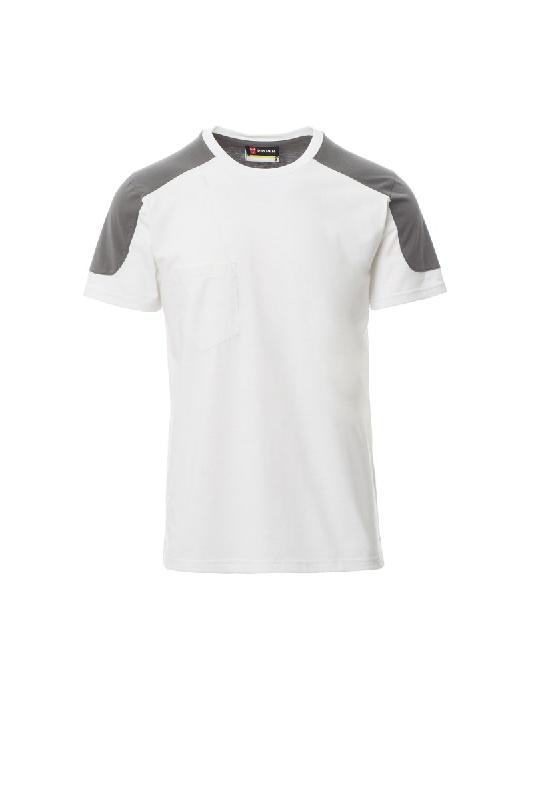 T-shirt bicolore - petite poche poitrine avec porte-stylo, coutures du col couvertes - CORPORATE - 001464-0438 - Payper_0