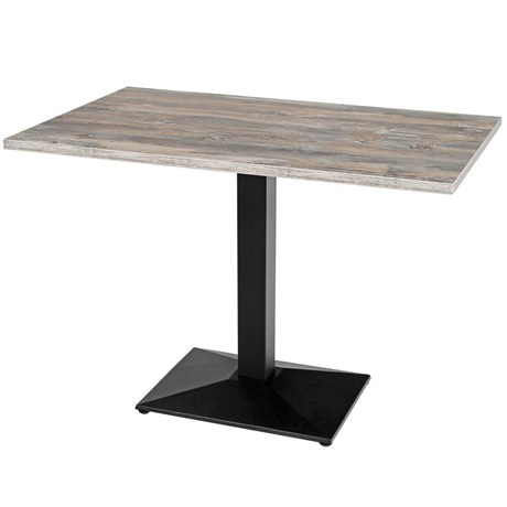 TABLE DE RESTAURANT LAMIDUR JURASSIK ET NOIR 110 X 68 CM