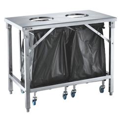 Table de tri 2 trous vide-dechets - CTT2VD_0