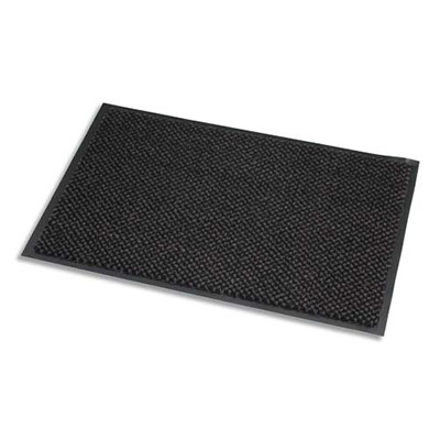 TAPIS D'ACCUEIL PAPERFLOW EN MICROFIBRE ET POLYPROPYLENE - 90 X 150 CM - TRAFIC INTENSE - GRIS