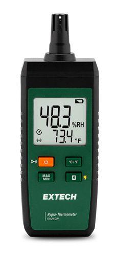 Thermo hygromètre portable - -10 à +60°c - 0 à 100 %hr - bluetooth - exview app - EXTRH250W_0