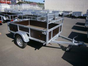 Remorque utilitaire 201x133x40 - 1 essieu - bois antidérapant - 500 kg PTC_0