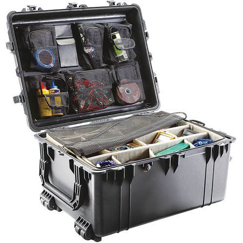 VALISE ÉTANCHE NOIRE PELI CASE 1630 AVEC MOUSSE
