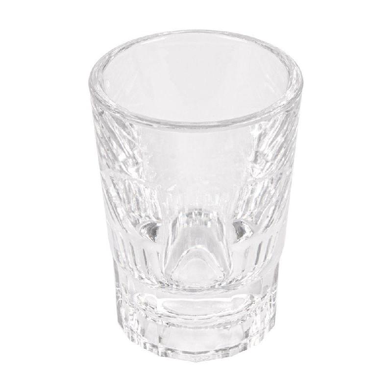 Verre à shot réutilisable polycarbonate transparent 5,5cl Ø5,5x7,5cm - par 12_0