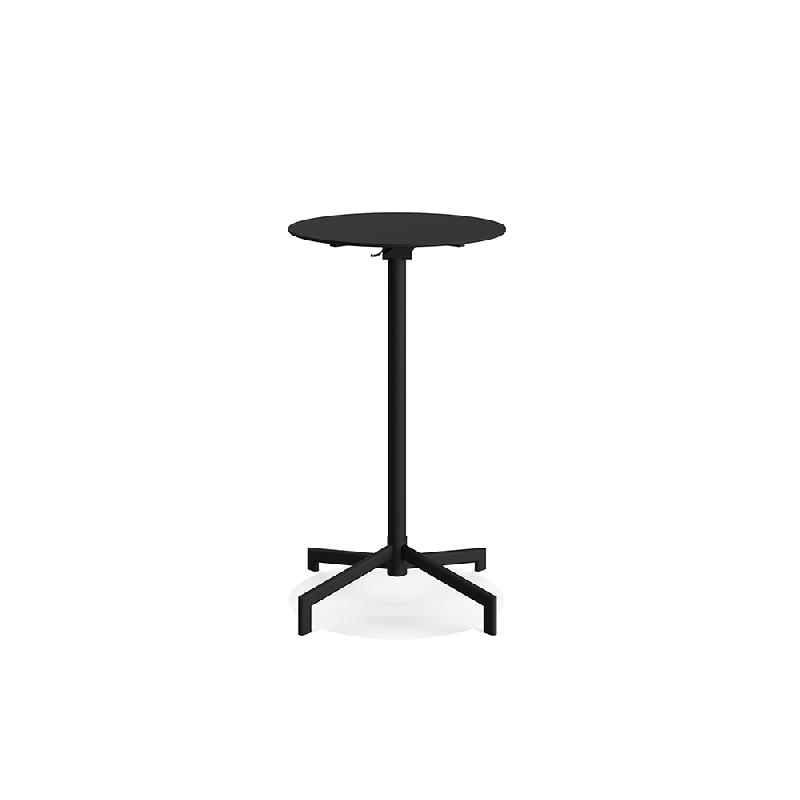 Versa - Table de terrasse / mange-debout Noir_0