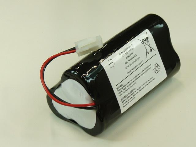 Batterie industrielle Nimh 6 x D 6S1P ST9 SG 7.2V 8Ah MOLEX - Marque NX_0