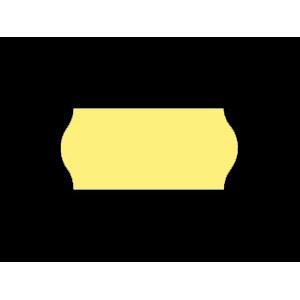 Boîte de 36 rouleaux - 54 000 étiquettes adhésives 26x12mm jaune permanent pour pinces OPEN C8, S10 et METO_0