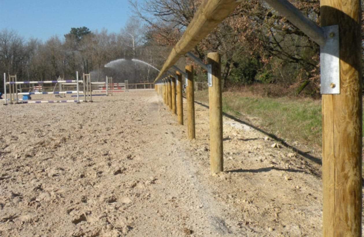 Clôture de carrière - horse stop - lice de carrière déportée, 1 lice, 1m20 - ref. Ld180-1_0