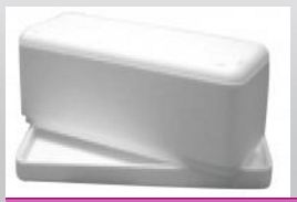 Emballages isothermes - Boîtes bûches BH1 BIS en polystyrène expansé - 3,2L - 240x150x162mm_0