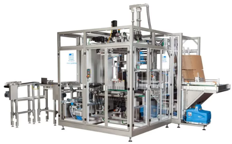 Encaisseuse automatique pour le transport et le regroupement des produits- Jusqu'à 200 cycles/min - OLIBAG 210 AVEC OLIMAT 1_0