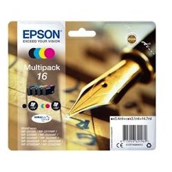 Epson 16 C13T16264012 Pack 4 Cartouches Noir et couleurs (Stylo plume) - multicolore C13T16264010_0