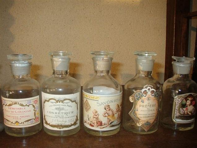 Flacon décoratif 250 ml clair n°1 - Hauteur 12 cm - Idéal pour décoration intérieure_0