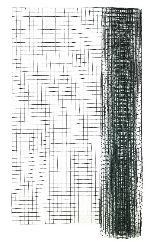Grillage pour animaux soudé vert - H.0.5 x L.3 m - Maille H.19 x L.19 mm - Acier_0