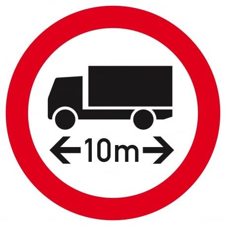 Interdit aux vehicules de plus de 10m de long d.180mm TALIAPLAST | 627289_0