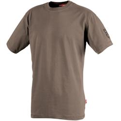 Lafont - Tee-shirt de travail manches courtes mixte TADI Marron Taille M - M 3609701328863_0