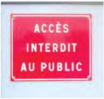 Plaque métallique de communication et d'information - Sodimar - 400x330mm, pré-percée, épaisseur 12/10e_0