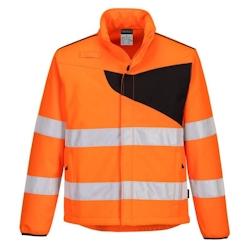 Portwest - Softshell de travail 2 couches PW2 HV Orange / Noir Taille L - L orange 5036108358458_0