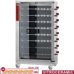 Rôtissoire électrique vitrocéramique 8 broches (48 poulets) rve/8c-cm_0