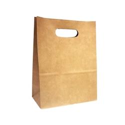 Sac avec poignée kraft brun 29 x 26 x 14 cm x 50 - 3760251128263_0