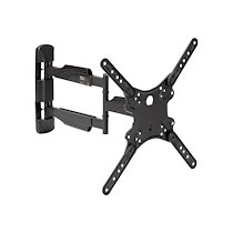 STARTECH.COM SUPPORT MURAL TV ORIENTABLE ET INCLINABLE POUR ÉCRANS VESA 32 À 55 - BRAS ARTICULÉ HAUTE RÉSISTANCE POUR TÉLÉVISION LCD/LED - FIXATION/ACCROCHE TÉLÉ MURALE POUR ÉCRAN PLAT (FPWARTB1M) - KIT DE MONTAGE - POUR TV