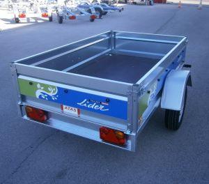Remorque utilitaire 205x122x39 cm - 1 essieu - Venise - 500 kg PTC - caisse basculante et plancher antidérapant_0