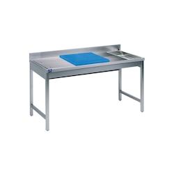 Virtus group Table de Préparation Inox pour Poisson 2000 mmx700x850mm - 698142137601_0