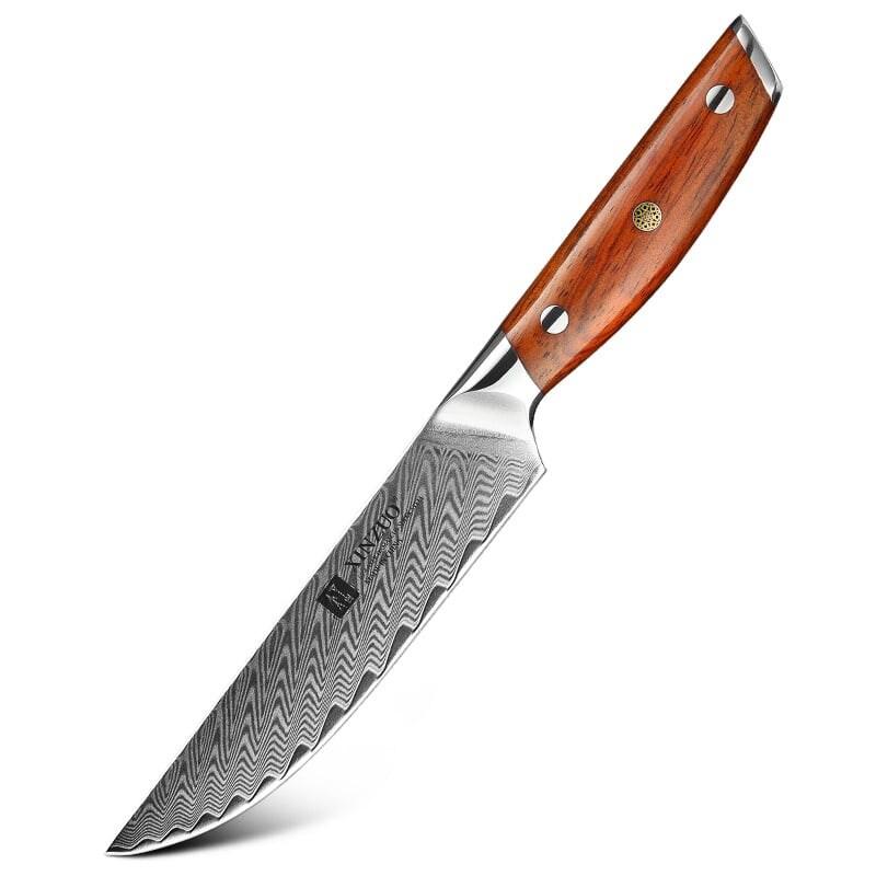 XinZuo - Couteau à steak Damas - Série B27 Yi - multicolore multi-matériau B27-NP_0