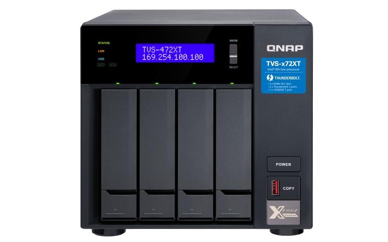 QNAP TVS-472XT NAS TOWER ETHERNET/LAN I3-8100T (TVS-472XT-I3-4G)_0