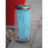 Aop210 - Poubelle publique - mmcité 1 a.S. - 70l - Acier galvanisé thermolaqué_1