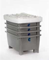 Bac plastique 780 x 1200 Gerbable Emboitable 300 litres - GE300_0