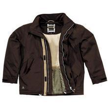 BLOUSON SHETLAND MARRON TS