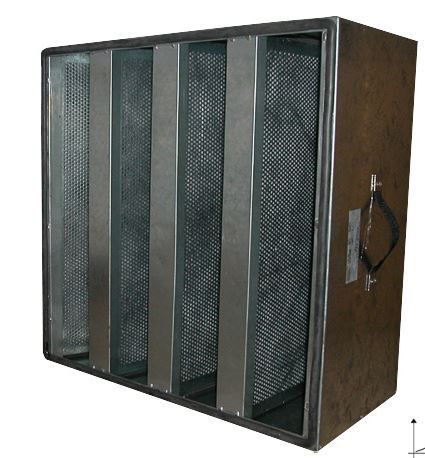 CGD - GZ - Filtre à charbon actif en plateaux - cadre acier galvanisé ou inox - dimensions personnalisables_0