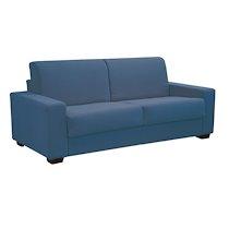 CITY Canapé lit Varsavia canapé convertible 3 places bleu 140 cm_0