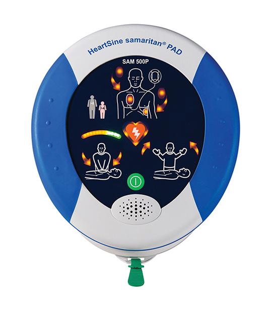Défibrillateur semi-automatique Heartsine® Samaritan® PAD 500P avec analyse du massage cardiaque et instructions vocales_0