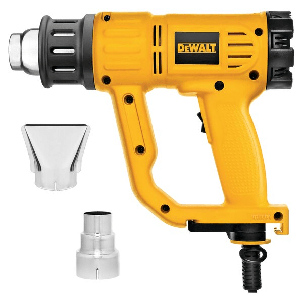 DÉCAPEUR THERMIQUE D26411-QS DEWALT AVEC BUSE CONIQUE ET BUSE LARGE 1800 W