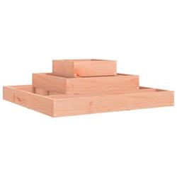 Helloshop26 - Jardinière bac lit surélevé plantes fleurs terrasse jardin 80 x 80 x 27 cm bois de douglas massif marron 02_0037896 - 3000213990577_0