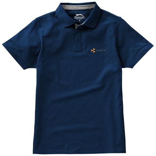 Polo manches courtes Hacker - col en côte tricot plat - maille piquée 100% coton - 220 g/m²_0