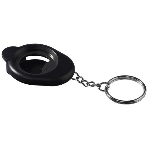 Porte-clés décapsuleur Cappi 10449900 - pratique pour bouteilles et cannettes en plastique ABS_0